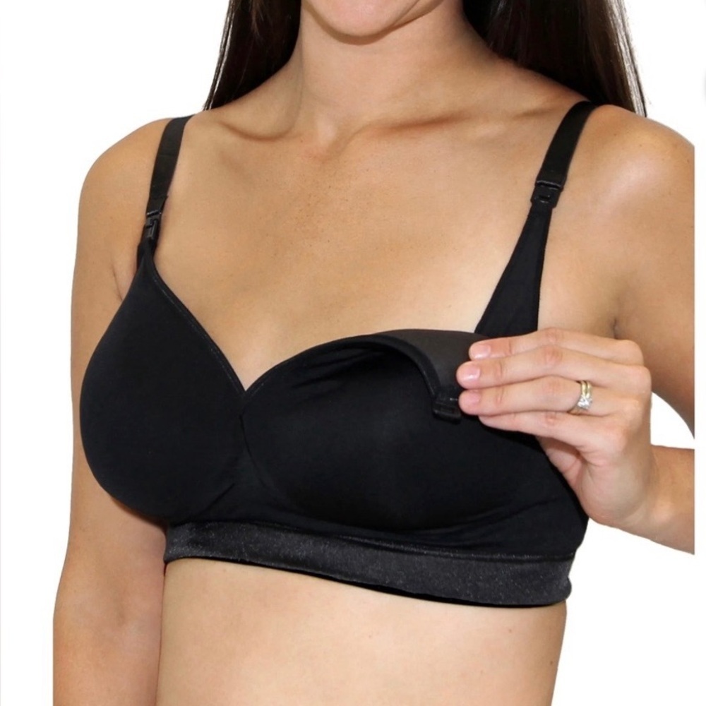 Maternity & Nursing T- Shirt Bra Loving Moments Leading Lady Dreamy Comfort XL‎